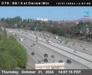 NB 15 at Carmel Mountain Rd.