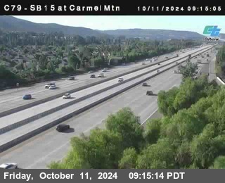 NB 15 at Carmel Mountain Rd.