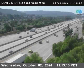 NB 15 at Carmel Mountain Rd.