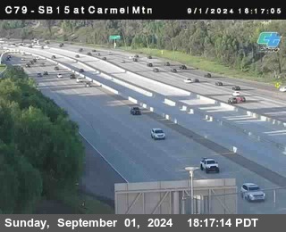 NB 15 at Carmel Mountain Rd.