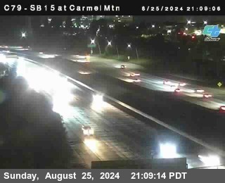 NB 15 at Carmel Mountain Rd.