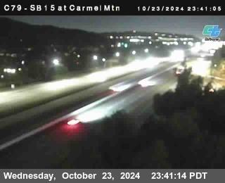 NB 15 at Carmel Mountain Rd.