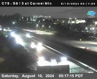 NB 15 at Carmel Mountain Rd.