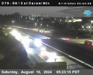 NB 15 at Carmel Mountain Rd.