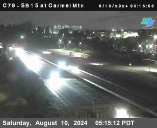 NB 15 at Carmel Mountain Rd.