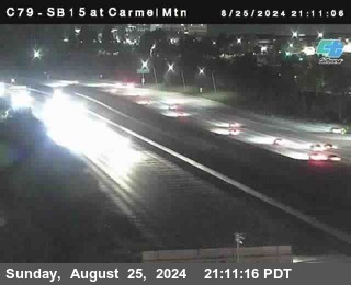 NB 15 at Carmel Mountain Rd.