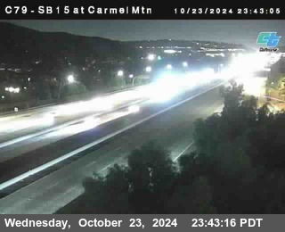 NB 15 at Carmel Mountain Rd.