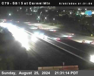 NB 15 at Carmel Mountain Rd.