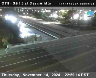 NB 15 at Carmel Mountain Rd.