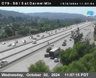 NB 15 at Carmel Mountain Rd.