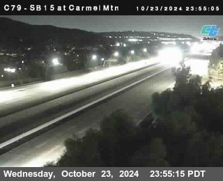 NB 15 at Carmel Mountain Rd.