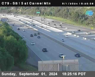 NB 15 at Carmel Mountain Rd.