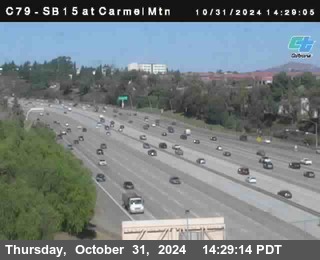 NB 15 at Carmel Mountain Rd.