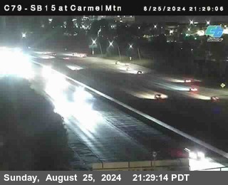 NB 15 at Carmel Mountain Rd.