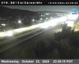 NB 15 at Carmel Mountain Rd.