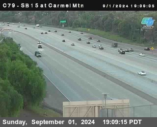 NB 15 at Carmel Mountain Rd.