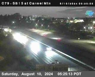 NB 15 at Carmel Mountain Rd.