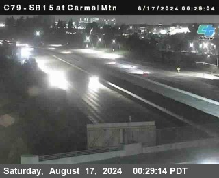 NB 15 at Carmel Mountain Rd.