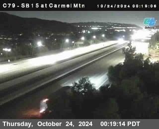 NB 15 at Carmel Mountain Rd.