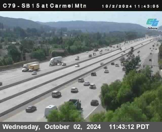 NB 15 at Carmel Mountain Rd.