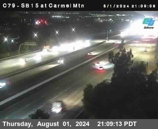 NB 15 at Carmel Mountain Rd.