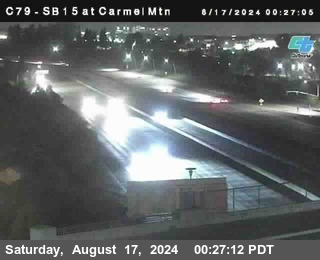 NB 15 at Carmel Mountain Rd.