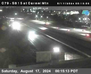 NB 15 at Carmel Mountain Rd.