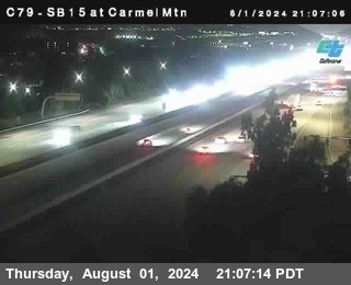 NB 15 at Carmel Mountain Rd.