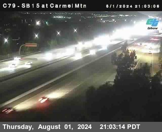 NB 15 at Carmel Mountain Rd.