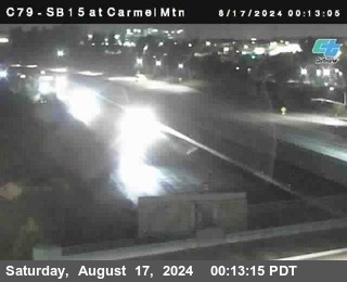 NB 15 at Carmel Mountain Rd.