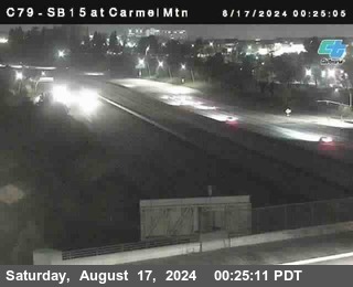 NB 15 at Carmel Mountain Rd.