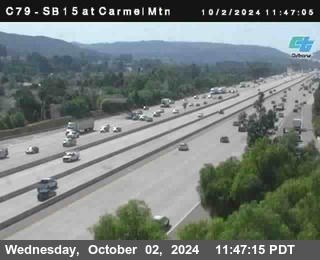 NB 15 at Carmel Mountain Rd.