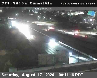 NB 15 at Carmel Mountain Rd.