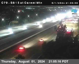 NB 15 at Carmel Mountain Rd.