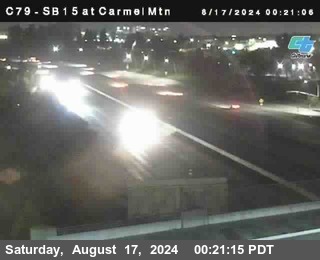 NB 15 at Carmel Mountain Rd.