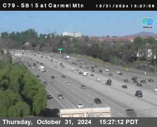 NB 15 at Carmel Mountain Rd.