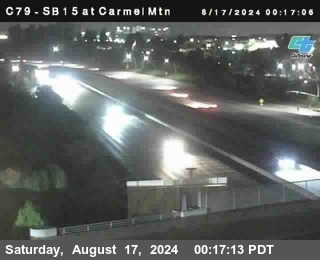 NB 15 at Carmel Mountain Rd.