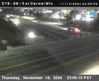 NB 15 at Carmel Mountain Rd.