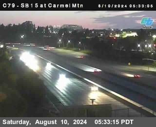 NB 15 at Carmel Mountain Rd.