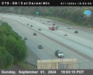 NB 15 at Carmel Mountain Rd.