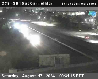 NB 15 at Carmel Mountain Rd.