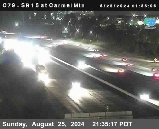 NB 15 at Carmel Mountain Rd.