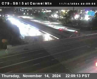 NB 15 at Carmel Mountain Rd.