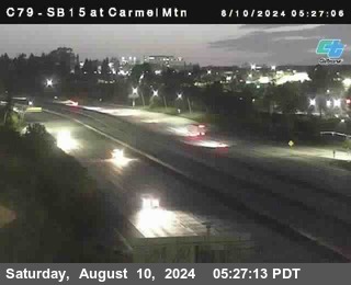 NB 15 at Carmel Mountain Rd.