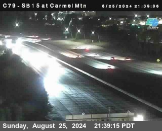 NB 15 at Carmel Mountain Rd.