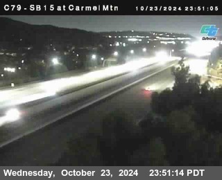 NB 15 at Carmel Mountain Rd.