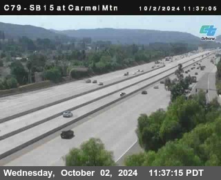 NB 15 at Carmel Mountain Rd.