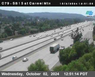 NB 15 at Carmel Mountain Rd.