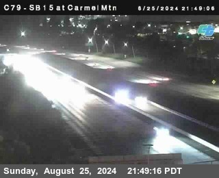 NB 15 at Carmel Mountain Rd.