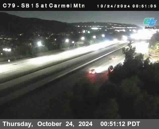 NB 15 at Carmel Mountain Rd.